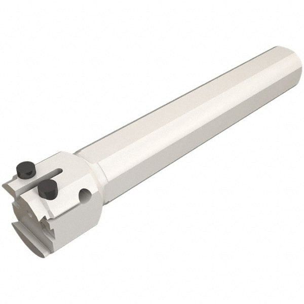 Iscar - GHIC, Internal, Neutral, 19.5mm Max Depth of Cut, 2.8 to 6.4mm Groove Width, Indexable Grooving Tool Holder - GI.., TIPI Insert Compatibility, 36mm Shank Height, 40mm Shank Width, 260mm OAL - Exact Tooling