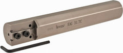 Iscar - HAI, Internal, Right Hand, Indexable Grooving Tool Holder - 1-1/4" Shank Width, 8" OAL, Through Coolant - Exact Tooling