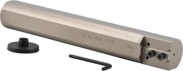 Iscar - HAI, Internal, Right Hand, Indexable Grooving Tool Holder - 1-1/2" Shank Width, 10" OAL, Through Coolant - Exact Tooling