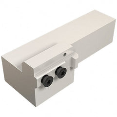 Iscar - HA, Left Hand, Indexable Grooving Tool Holder - 1" Shank Height, 1" Shank Width, 5-1/2" OAL, Through Coolant - Exact Tooling