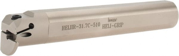 Iscar - HELII, Internal, Right Hand, 0.393" Max Depth of Cut, 0.197" Min Groove Width, Indexable Grooving Tool Holder - 1-1/4" Shank Width, 8" OAL, Through Coolant - Exact Tooling