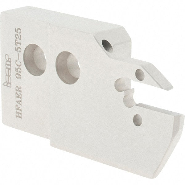 Iscar - 5mm Groove Width, 25mm Max Depth of Cut, Right Hand Cut, HFAE Indexable Grooving Blade - DGN/DGNC/DGNM-C, DGN/DGNM-J/JS/JT, DGN-UT/UA, DGN-W, GRIP, HFPR/L, HGPL Insert Style, Series Heliface - Exact Tooling