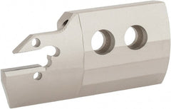 Iscar - 5mm Groove Width, 25mm Max Depth of Cut, Right Hand Cut, HFAI Indexable Grooving Blade - HFPR/L Insert Style, Series Heliface - Exact Tooling