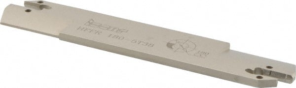 Iscar - 5mm Groove Width, 38mm Max Depth of Cut, Right Hand Cut, HFF Indexable Grooving Blade - HFPR/L 5025... Insert Style, Series Heliface - Exact Tooling