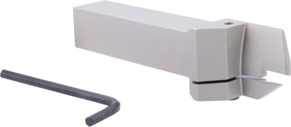 Iscar - HFH, External, Right Hand, 1.26" Max Depth of Cut, 0.236" Max Groove Width, Indexable Grooving Tool Holder - DGN 6303, GRIP 6.., HFPR 6004 Insert Compatibility, 1" Shank Height, 1" Shank Width, 6" OAL - Exact Tooling