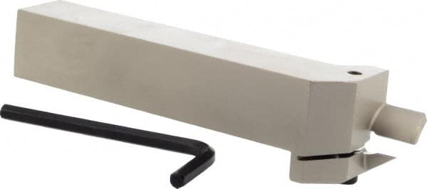 Iscar - HFH, External, Right Hand, 0.67" Max Depth of Cut, 0.197" Max Groove Width, Indexable Grooving Tool Holder - DGN.., GRIP 50.., HFPR 5004 Insert Compatibility, 1" Shank Height, 1" Shank Width, 6" OAL - Exact Tooling