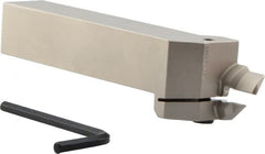 Iscar - HFH, External, Right Hand, 0.47" Max Depth of Cut, 0.157" Max Groove Width, Indexable Grooving Tool Holder - DGN 4.., GRIP 4.., HFPR 4004 Insert Compatibility, 1" Shank Height, 1" Shank Width, 6" OAL - Exact Tooling