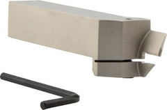 Iscar - HFH, External, Right Hand, 0.87" Max Depth of Cut, 0.118" Max Groove Width, Indexable Grooving Tool Holder - HFPR 30.. Insert Compatibility, 1" Shank Height, 1" Shank Width, 6" OAL - Exact Tooling