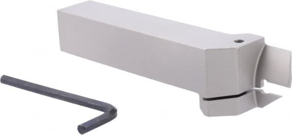 Iscar - HFH, External, Right Hand, 0.87" Max Depth of Cut, 0.118" Max Groove Width, Indexable Grooving Tool Holder - HFPR 30.. Insert Compatibility, 1" Shank Height, 1" Shank Width, 6" OAL - Exact Tooling