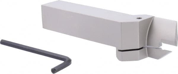 Iscar - HFH, External, Right Hand, 1.26" Max Depth of Cut, 0.236" Min Groove Width, Indexable Grooving Tool Holder - 1" Shank Height, 1" Shank Width, 6" OAL - Exact Tooling