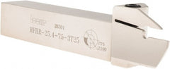 Iscar - HFH, External, Right Hand, 0.98" Max Depth of Cut, 0.118" Min Groove Width, Indexable Grooving Tool Holder - 1" Shank Height, 1" Shank Width, 6" OAL - Exact Tooling