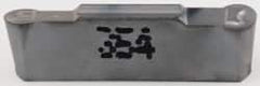 Grooving Insert: HFPR3015 IC354, Solid Carbide TiCN Finish, Right Hand, 3 mm Cutting Width, 1.5 mm Max Depth, Series Heliface