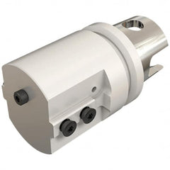 Iscar - DG.., GRIP, HFP Insert, 60mm Head Length, Modular Grooving Blade Holder Head - System Size IM50, Through Coolant, Series ExchangeableHeads, Iscar-Grip - Exact Tooling