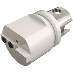 Iscar - DG.., GRIP, HFP Insert, 50mm Head Length, Modular Grooving Blade Holder Head - Right Hand Cut, System Size IM50, Through Coolant, Series ExchangeableHeads, Iscar-Grip - Exact Tooling