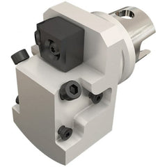 Iscar - GDM.., GI.. Insert, 60mm Head Length, Modular Grooving Blade Holder Head - System Size IM63, Through Coolant, Series ExchangeableHeads, Iscar-Grip - Exact Tooling