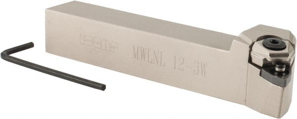 Iscar - MWLN, Left Hand Cut, 3/4" Shank Height x 3/4" Shank Width, Negative Rake Indexable Turning Toolholder - 4-1/2" OAL, WNM..3 Insert Compatibility, Series Isoturn - Exact Tooling