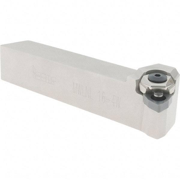 Iscar - MWLN, Left Hand Cut, 1" Shank Height x 1" Shank Width, Negative Rake Indexable Turning Toolholder - 6" OAL, WNM..43.. Insert Compatibility, Series Isoturn - Exact Tooling