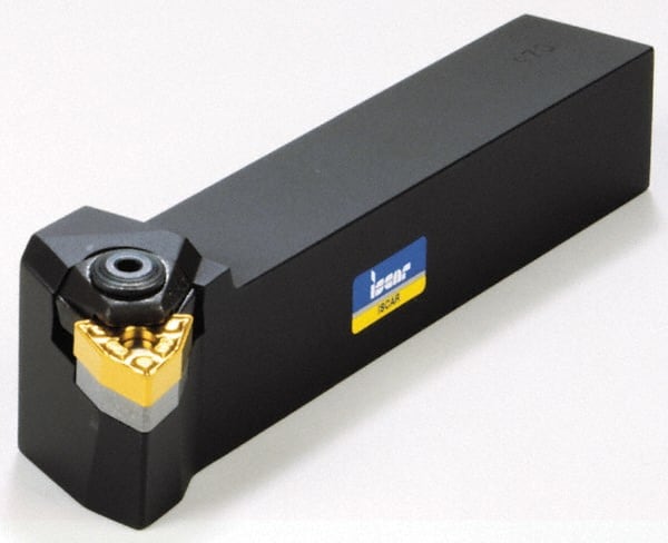 Iscar - MWLN, Right Hand Cut, 5/8" Shank Height x 5/8" Shank Width, Negative Rake Indexable Turning Toolholder - 4" OAL, WN..33. Insert Compatibility, Series Isoturn - Exact Tooling