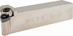 Iscar - MWLN, Right Hand Cut, 1-1/4" Shank Height x 1-1/4" Shank Width, Negative Rake Indexable Turning Toolholder - 6" OAL, WNM..43.. Insert Compatibility, Series Isoturn - Exact Tooling
