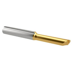 Iscar - 15mm Cutting Depth, 4mm Diam, Internal Thread, Solid Carbide, Single Point Threading Tool - TiCN/TiN Finish, 30mm OAL, 4mm Shank Diam, 1.5mm Projection from Center, 0.5mm Max Pitch, 60° Profile Angle - Exact Tooling