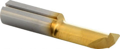 Iscar - 14mm Cutting Depth, 6mm Diam, Internal Thread, Solid Carbide, Single Point Threading Tool - TiN Finish, 30mm OAL, 2.3mm Projection from Center, 1.5mm Max Pitch, 60° Profile Angle - Exact Tooling