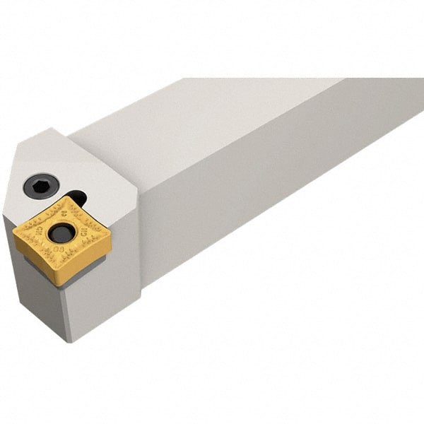 Iscar - PQFN, Right Hand Cut, 1" Shank Height x 1" Shank Width, Negative Rake Indexable Turning Toolholder - 6" OAL, QNMG 43.. Insert Compatibility, Series Isoturn - Exact Tooling