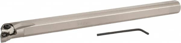 Iscar - 1" Min Bore Diam, 10" OAL, 3/4" Shank Diam, Indexable Boring Bar - 1.1" Max Bore Depth, Screw Holding Method - Exact Tooling