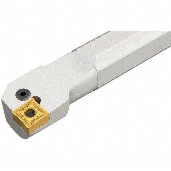 Iscar - 1" Min Bore Diam, 10" OAL, 3/4" Shank Diam, S-PQLN Indexable Boring Bar - 1-1/2" Max Bore Depth, QNMG 3.. Insert, Lever Holding Method - Exact Tooling