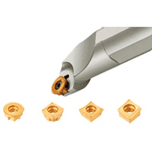 Iscar - 1.26" Min Bore Diam, 12" OAL, 1" Shank Diam, S-SUXC Indexable Boring Bar - 2" Max Bore Depth, C/QC95MT 1005.., RC90MT 1205, SC45MT 1005.. Insert, Screw Holding Method - Exact Tooling