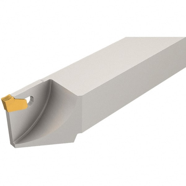 Iscar - SGTF, Left Hand Cut, 1.77" Max Workpc Diam, Indexable Cutoff Toolholder - 20mm Shank Width, 20mm Shank Height, 125mm OAL - Exact Tooling