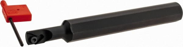 Iscar - Internal Thread, Right Hand Cut, 0.62" Shank Width x 0.62" Shank Height Indexable Threading Toolholder - 5" OAL, Various Insert Compatibility, SI Toolholder, Series IscarThread - Exact Tooling