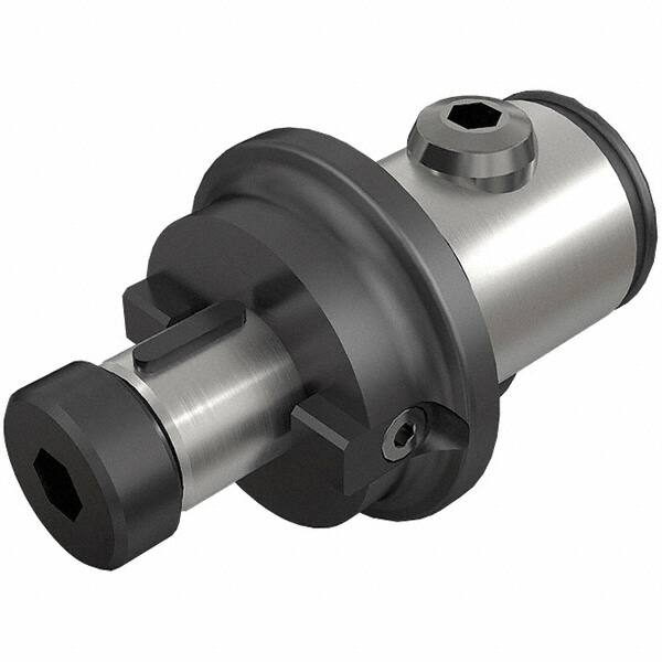 Iscar - MB50 System Size, Modular Tool Holding System Adapter - 1.28" Projection, 1.97" Body Diam, Through Coolant - Exact Tooling