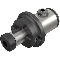 Iscar - MB63 System Size, Modular Tool Holding System Adapter - 1.28" Projection, 2.36" Body Diam, Through Coolant - Exact Tooling