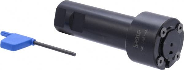 Iscar - Self-Grip 1-1/4" Drive Shank Milling Tip Insert Holder & Shank - 4.72" OAL, SW Tool Holder - Exact Tooling