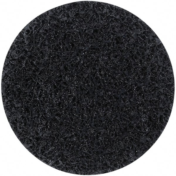 Merit Abrasives - 7" Diam, Silicon Carbide Hook & Loop Disc - Very Coarse Grade, Nonwoven, - Exact Tooling