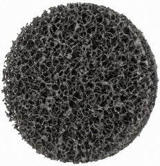 Merit Abrasives - 4" Diam, Silicon Carbide Hook & Loop Disc - Very Coarse Grade, Nonwoven, - Exact Tooling