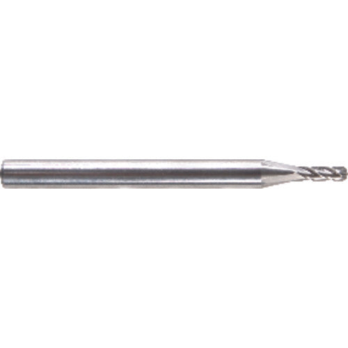 ‎.120″ Dia. - 1-1/2″ OAL - Solid CBD - Bright - Ball Nose-SE EM - 4 FL Series/List #5919 - Exact Tooling