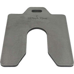 Maudlin Products - Metal Shim Stock Type: Slotted Shim Material: Stainless Steel - Exact Tooling