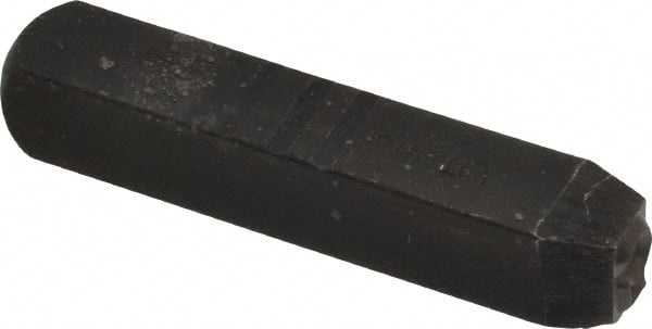 Made in USA - 3/8" Character Size, 5 Character, Heavy Duty Individual Steel Stamp - Steel, Individual - Exact Tooling