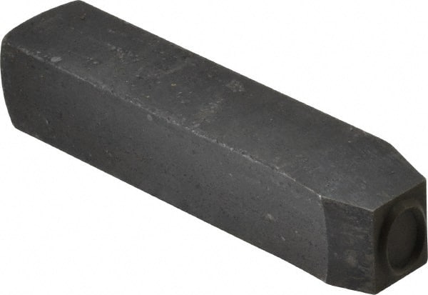 Made in USA - 1/2" Character Size, O Character, Heavy Duty Individual Steel Stamp - Steel, Individual - Exact Tooling