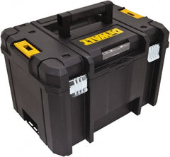 DeWALT - 1 Tray Tool Box - 17-1/4" Wide x 13" Deep x 11-7/8" High, Structural Foam, Black - Exact Tooling