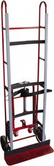 PRO-SOURCE - 1,200 Lb Capacity 66-3/4" OAH Vending Truck - 5-1/4 x 24" Base Plate, Steel Handle, Steel, Mold-On Rubber Wheels - Exact Tooling