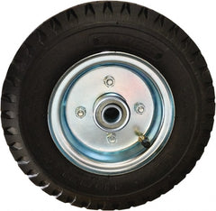 Value Collection - 12 Inch Diameter x 4 Inch Wide, Pneumatic Caster Wheel - 396 Lb. Capacity, 1 Inch Axle Diameter, Ball Bearing - Exact Tooling