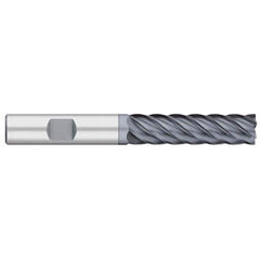 Titan USA - Square End Mills; Mill Diameter (Inch): 1/2 ; Mill Diameter (Decimal Inch): 0.5000 ; Number of Flutes: 6 ; Length of Cut (Inch): 2 ; Length of Cut (Decimal Inch): 2.0000 ; Material: Solid Carbide - Exact Tooling