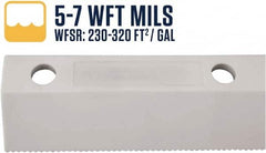 SEYMOUR-MIDWEST - 18" Rubber Blade Floor Squeegee - Threaded End, Single Edge, Gray, Use with 78255 - Exact Tooling