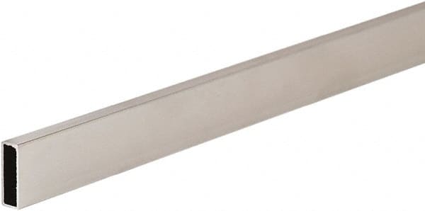 ECONOCO - 1/2" Wide, 1-1/2 High, Open Shelving Accessory/Component - Steel, Chrome Finish, 24" Long, Use with 1-1/4" Hangrail Brackets - Exact Tooling