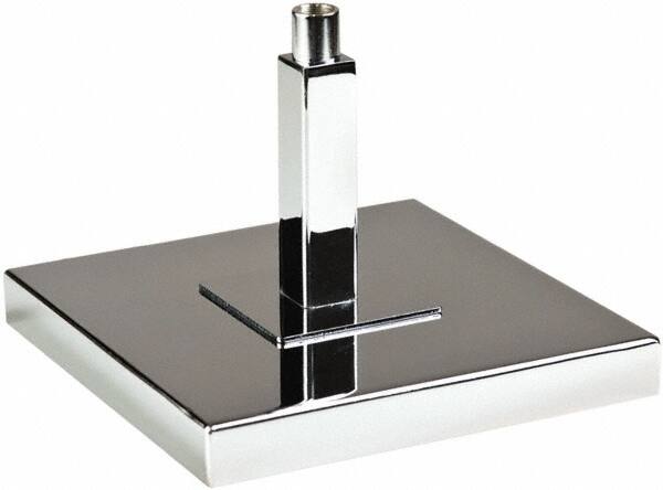 ECONOCO - 8" Wide, Open Shelving Accessory/Component - Steel, Chrome Finish, 8" Long, Use with 5/8" Flange Upright - Exact Tooling