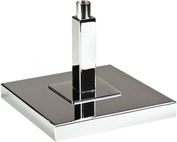 ECONOCO - 6" Wide, Open Shelving Accessory/Component - Steel, Chrome Finish, 6" Long, Use with 5/8" Flange Upright - Exact Tooling