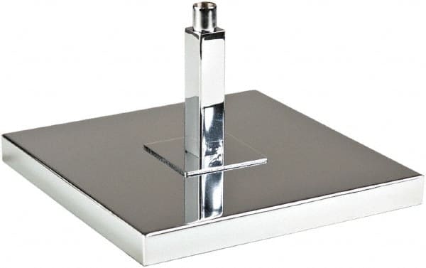ECONOCO - 10" Wide, Open Shelving Accessory/Component - Steel, Chrome Finish, 10" Long, Use with 5/8" Flange Upright - Exact Tooling