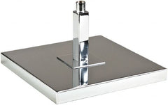 ECONOCO - 10" Wide, Open Shelving Accessory/Component - Steel, Chrome Finish, 10" Long, Use with 5/8" Flange Upright - Exact Tooling
